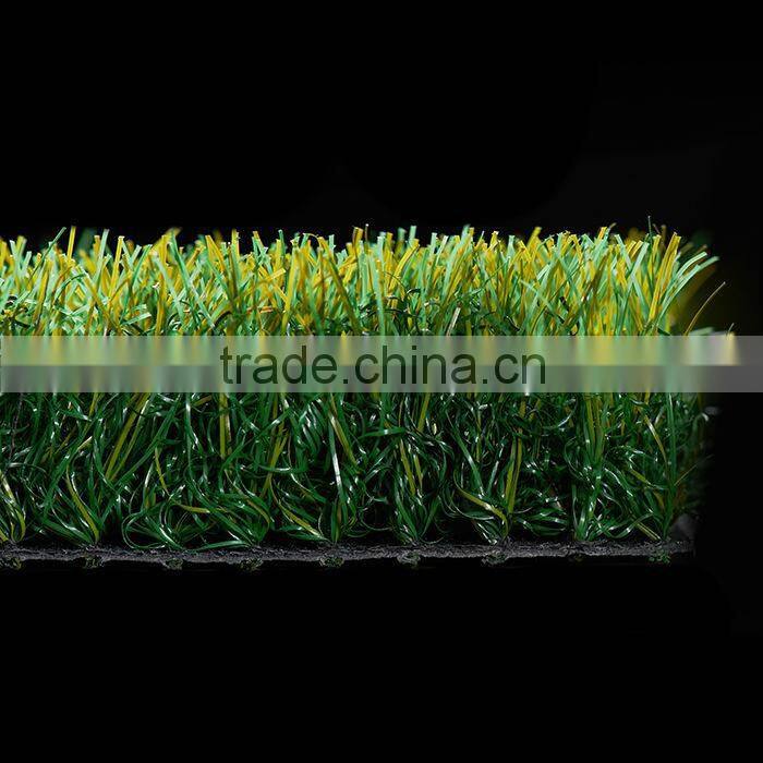 Natural look artificial turf grass