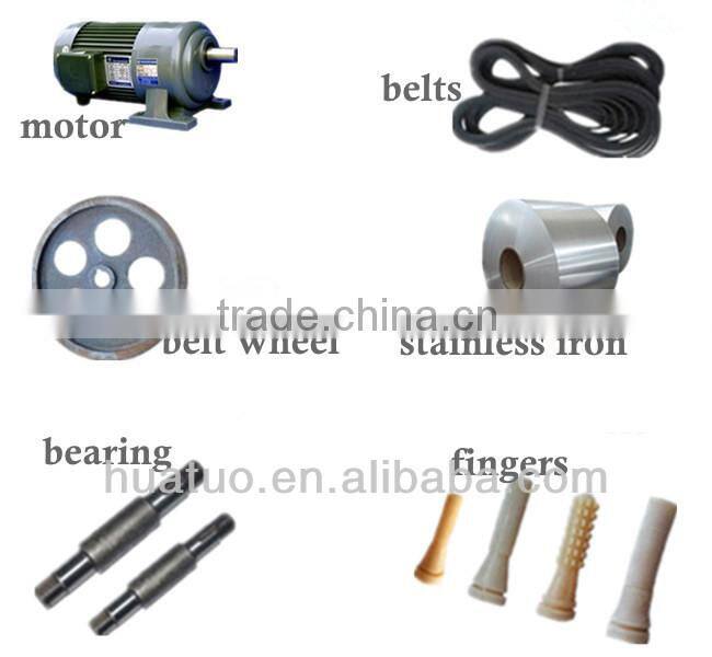 2016 industrial stainless steel chicken plucker fingers rubber finger