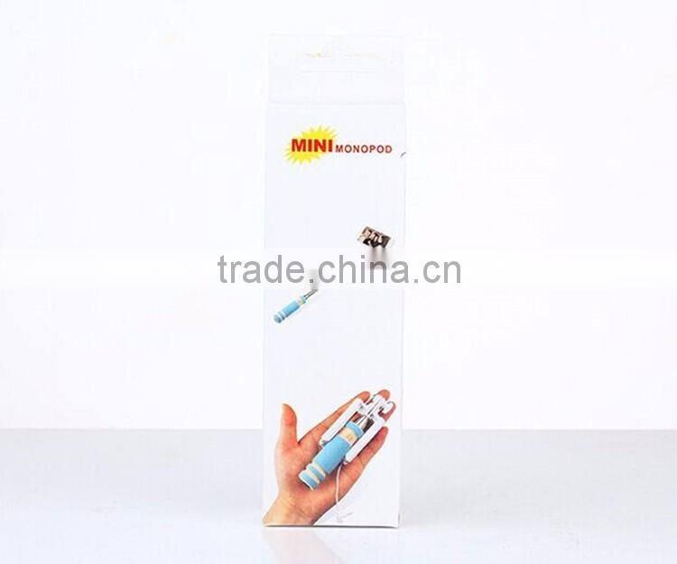 New style high quality cheap remote cable wholesale selfie stick