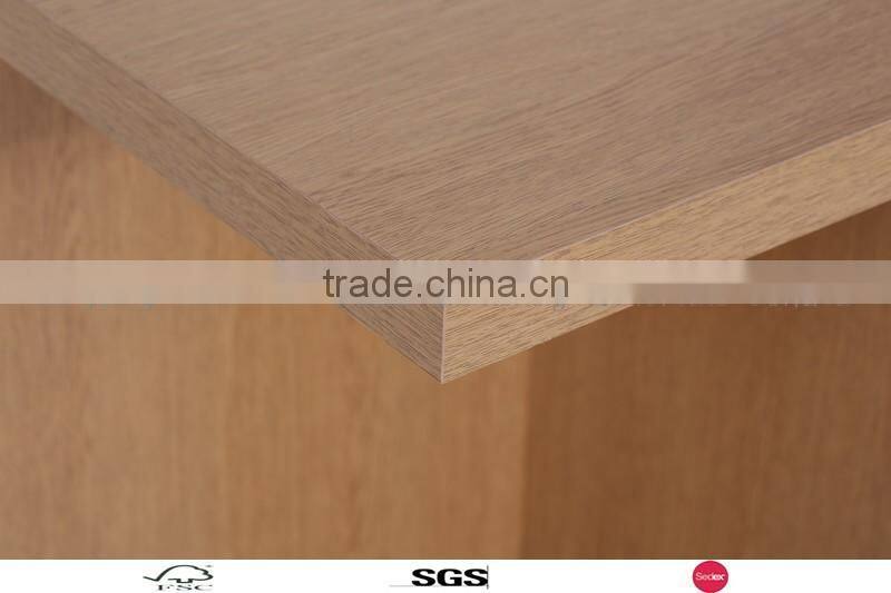 2016 Modern design wooden coffee table with good quality can match the stool