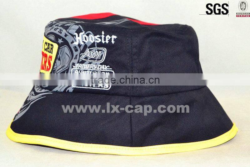 100% cotton kids bucket hat custom print bucket
