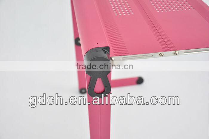 Modern Portable Folding Up Mini Folding magnalium laptop table with mouse pad