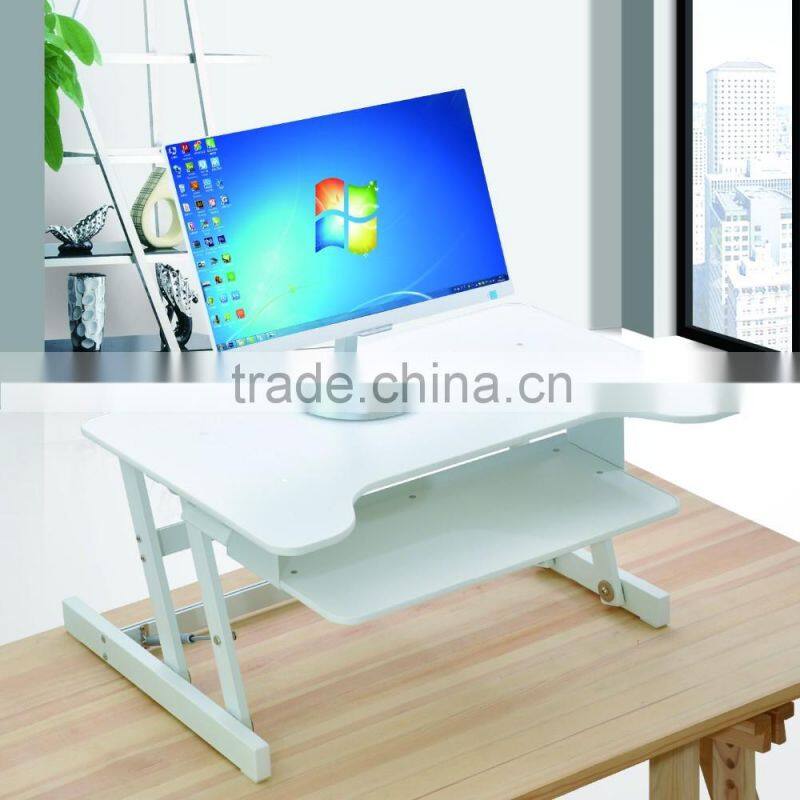 Standing work height adjustable desk riser sit stand desk