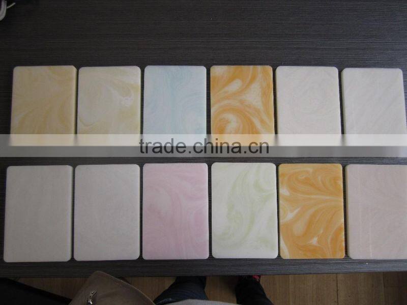 eco acrylic resin stone panels for decorative wall and tables