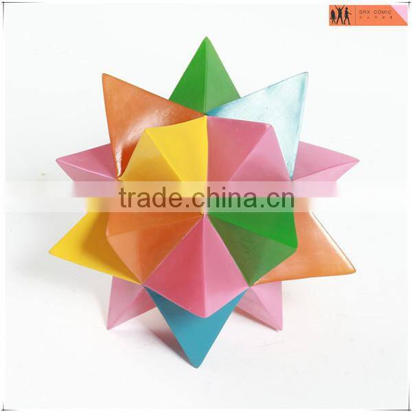 customized resin polyhedron star figures,customized decoration resin figures,OEM design resin figures manufacturer