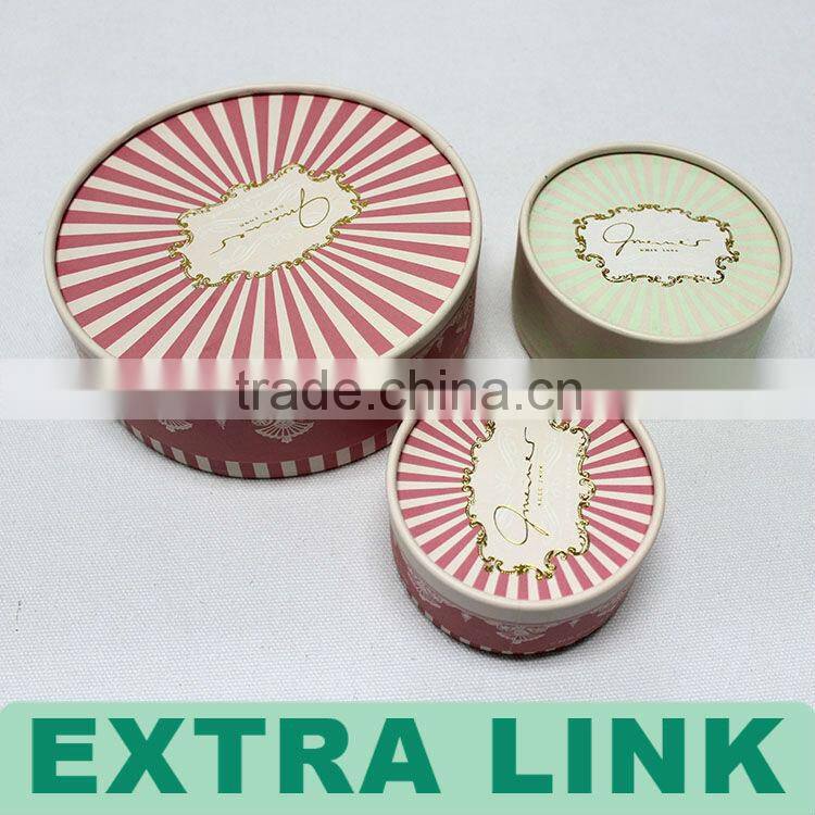 Factory made promotional drum shaped box for powder