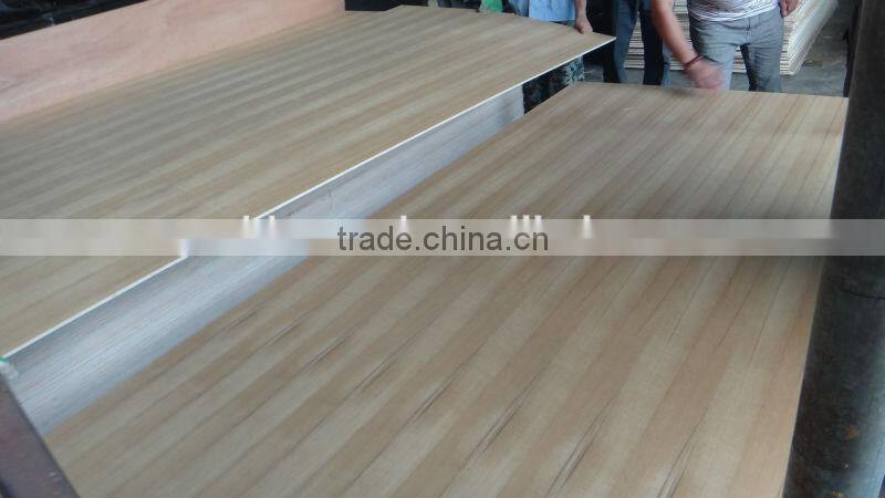 Linyi straight line teak plywood
