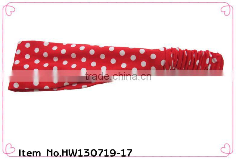 wholesale plain stretch cotton headbands 2014