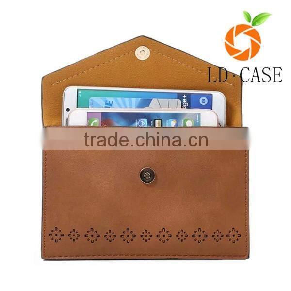 good quality factory price customized cell phone pouch / new leather cell phone pouches