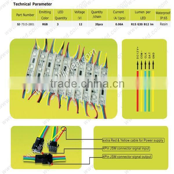 ws2801 rgb pixel led module