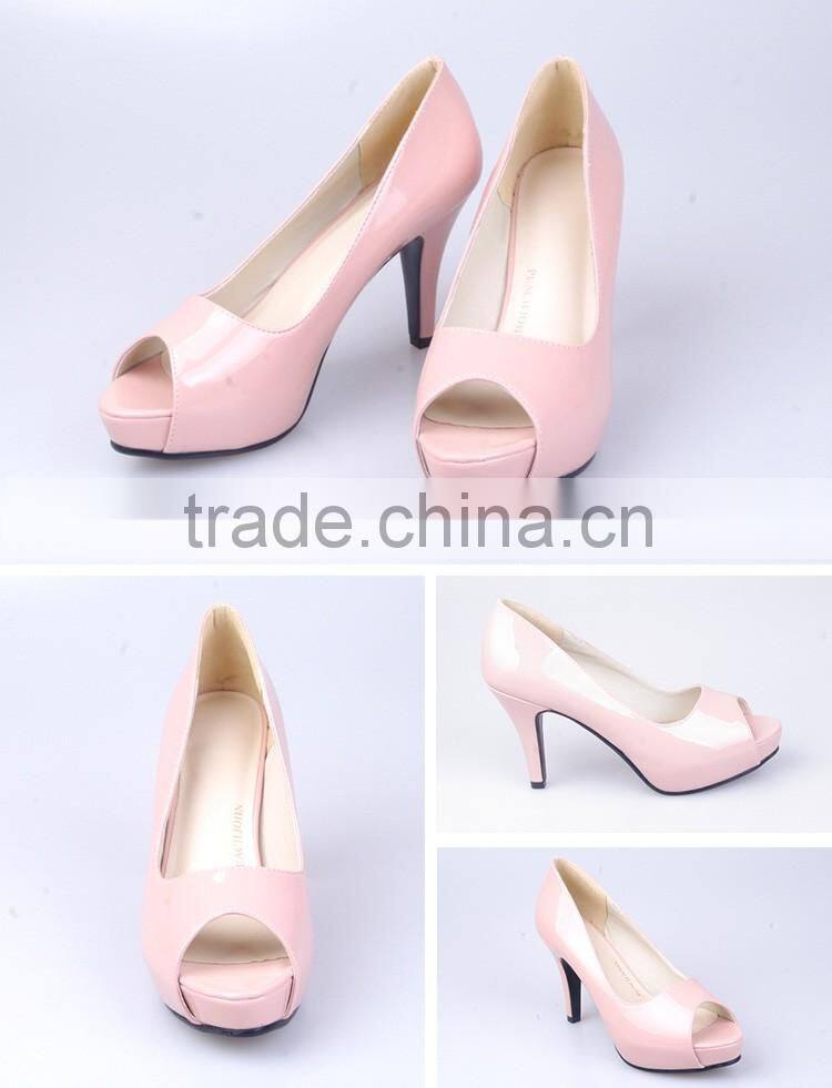 New design comfortable pump women high heel shoes