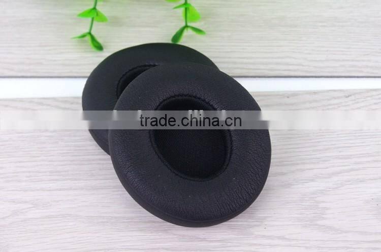 Replacement Ear Pads Memory Foam Protein Leather Replacement Ear Cushion Earpads For Beats by Dre Solo 2.0 Wired Headphone