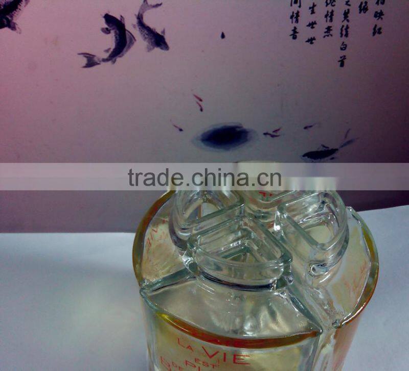 320ml unique design bottle with set of 4 bottles for perfumery