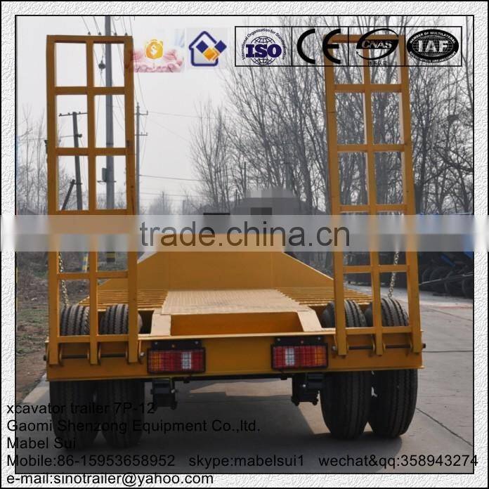 light duty excavator trailer
