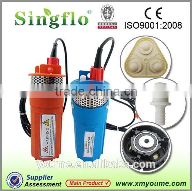 Singflo solar 12v dc water pump for irrigation/agriculture solar water pump/high pressure solar water pump