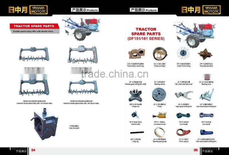 DF walking tractor, GN walking tractor, tractor parts
