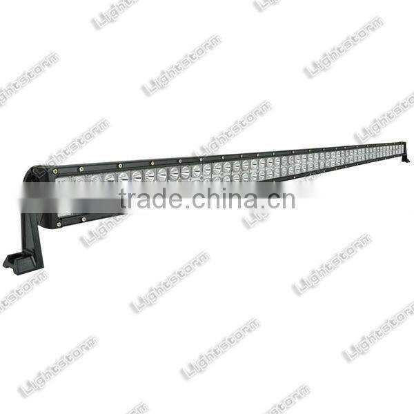50'' OFFROAD LED FLOOD LIGHT BAR ADDED TO CAR WINDSHIELD EXCELLENT DESIGEN AND SUPER COOL 4X4 CREE LED LIGHT BAR 288W