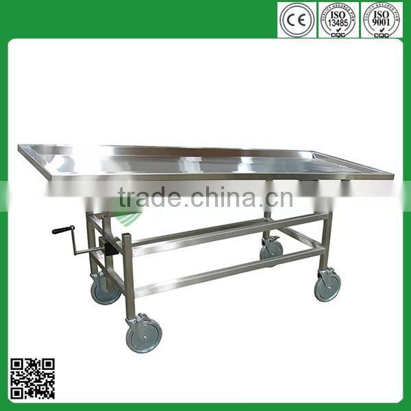Funeral Supplies morgue stainless steel autopsy table