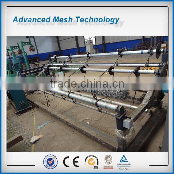 chain link fence weaving machine