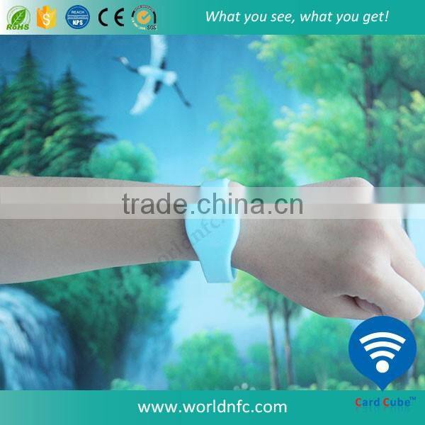 NFC Type NTAG213 Smart Silicon Waterproof Wristband