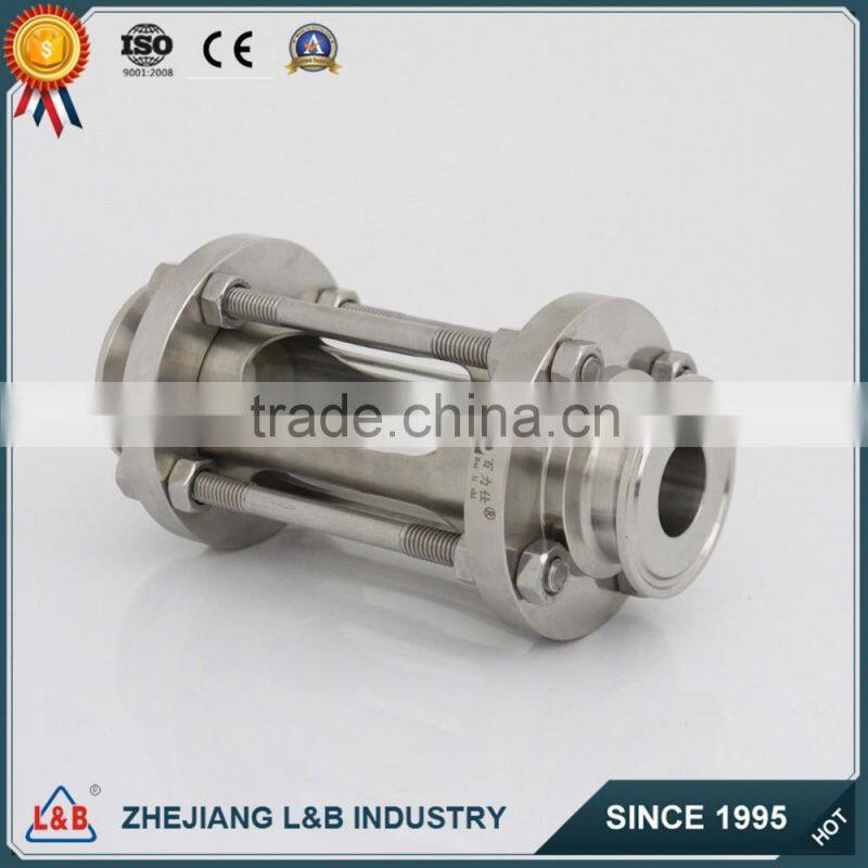 stainless steel 304 and 316L sanitary clamped sight glass