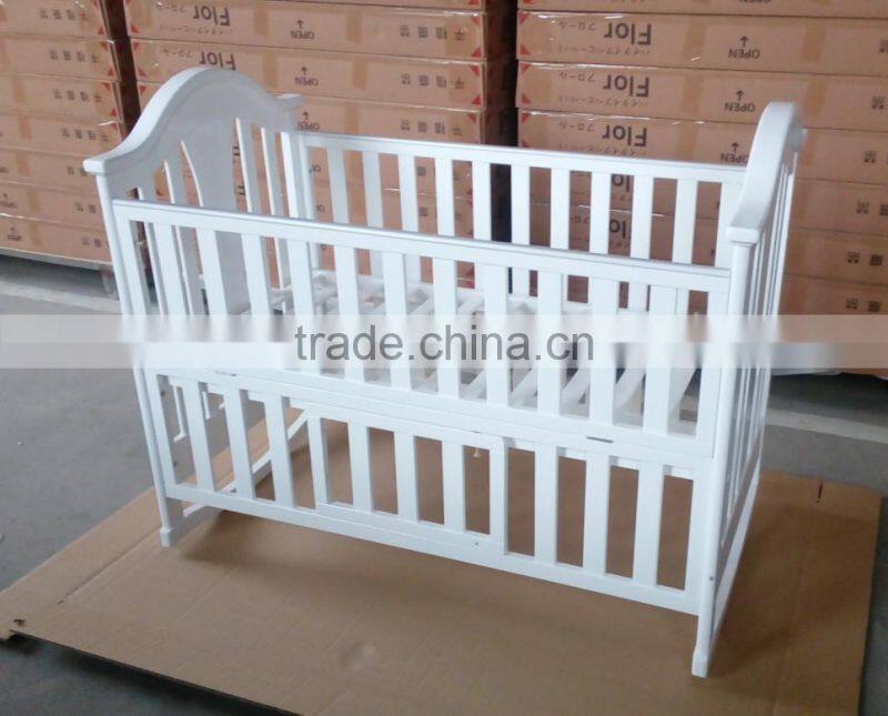 2016 popular sales multifunction baby crib