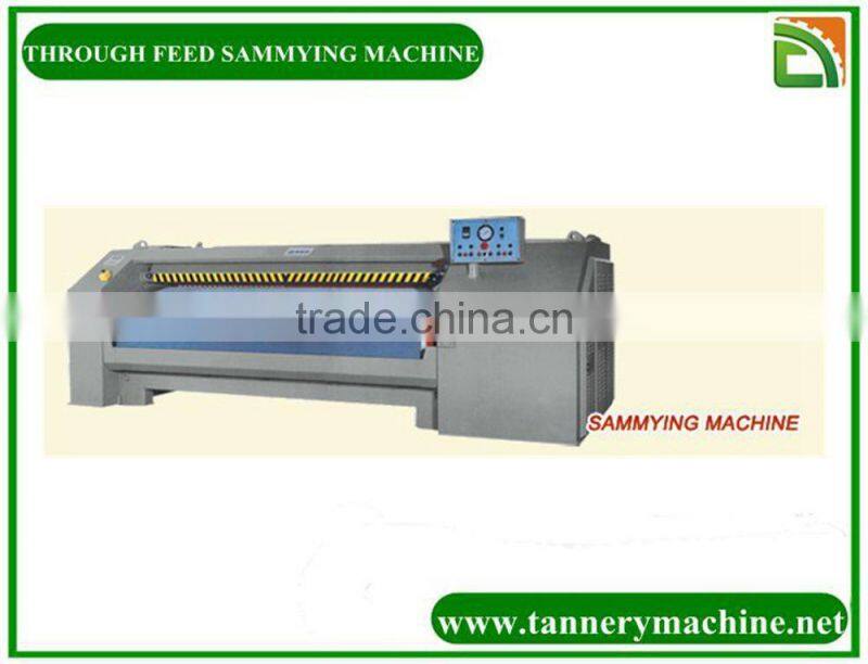Italy quality 3200mm cow leather double blade or double felt sammying and setting out machine
