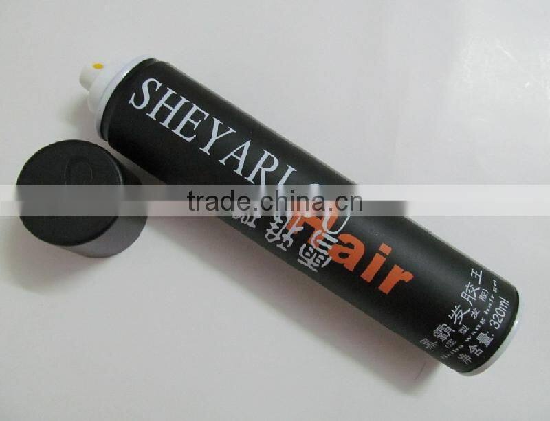 Hair colorants aerosol spray can valve