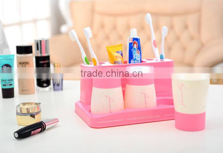 Fashional toothbrush cup and holder sets--coffee 343