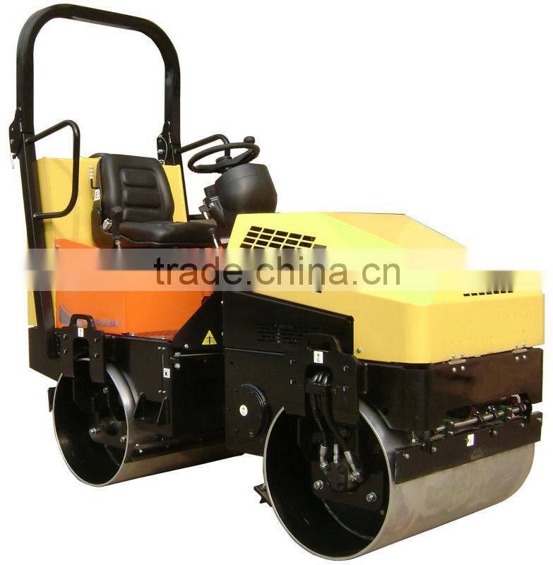 YL51C China CE Certificate new types Ride-On Hydraulic Double Drums Road Roller with Honda engine