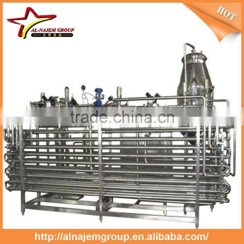 best price High Quality juice/carbonated drinks per-treatment system tube sterilizer