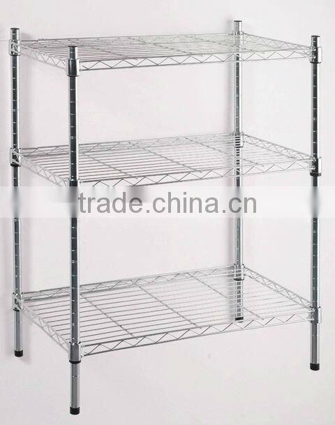 chrome wire shelving