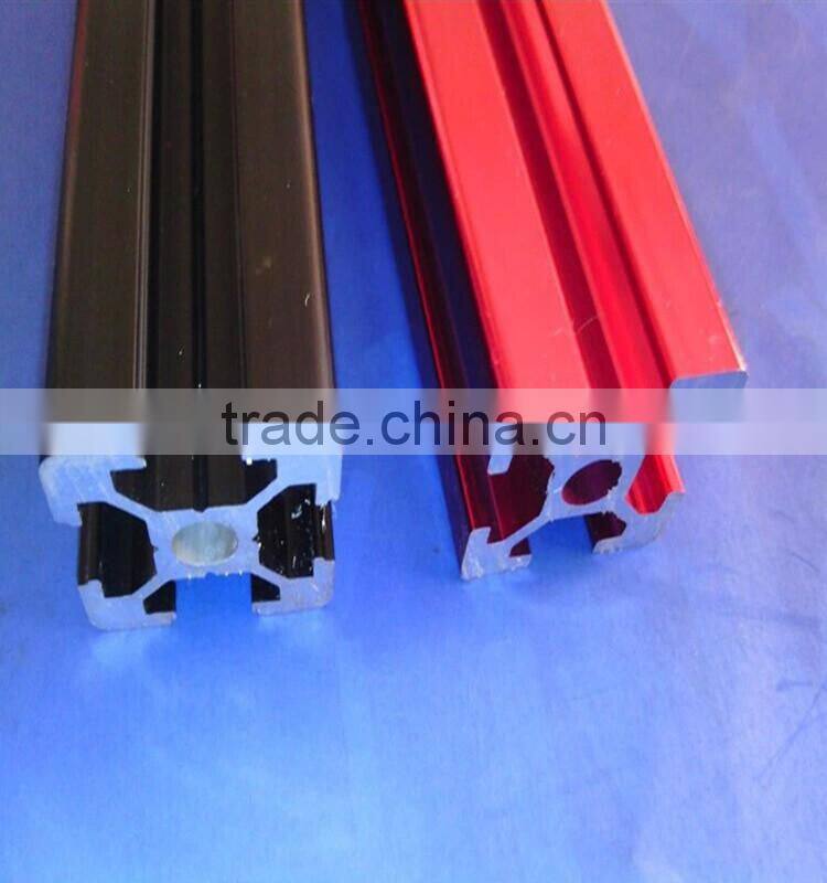 Anodized Custom types of CNC machined extruded aluminium section