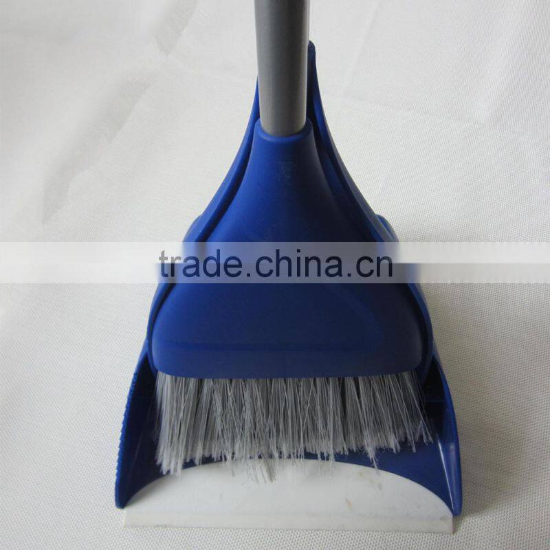 New Design Useful Folding Plastic Broom And Dustpan Set