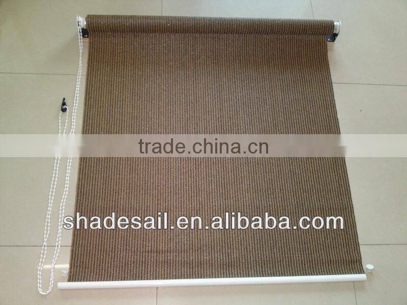 100%HDPE Exterior Roll Up Window Shades,Door ShadesProtection of privacy Effectively reduce sunlight and ultraviolet