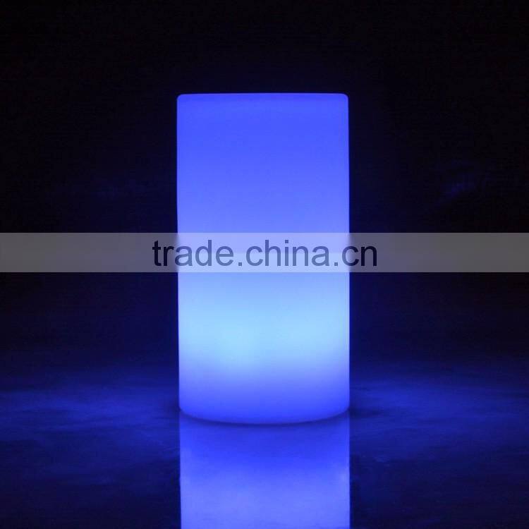party use cylinders table lamp home decor lighting color changing USB charge for led circular column lights