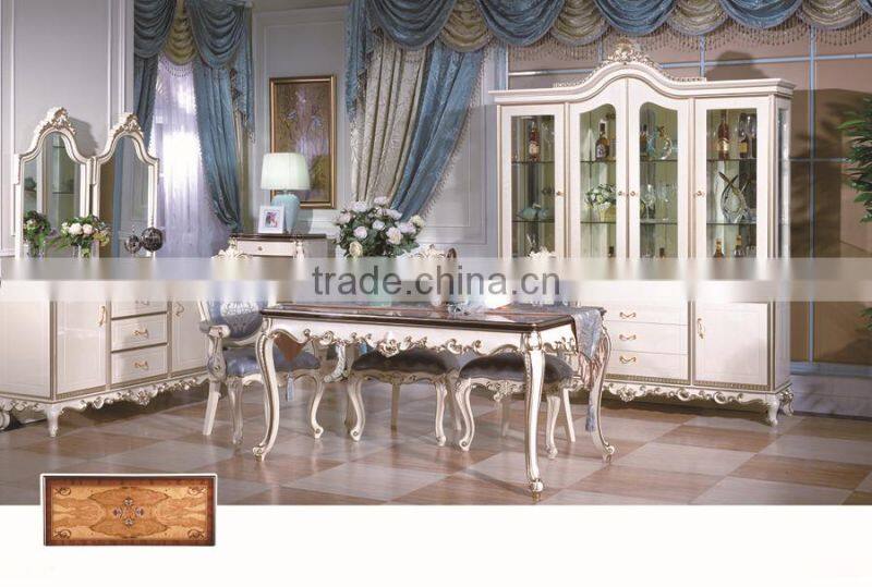 Bisini Dining Room Furniture, Luxury Antique Solid Wood Dining Room Furniture Dining Table