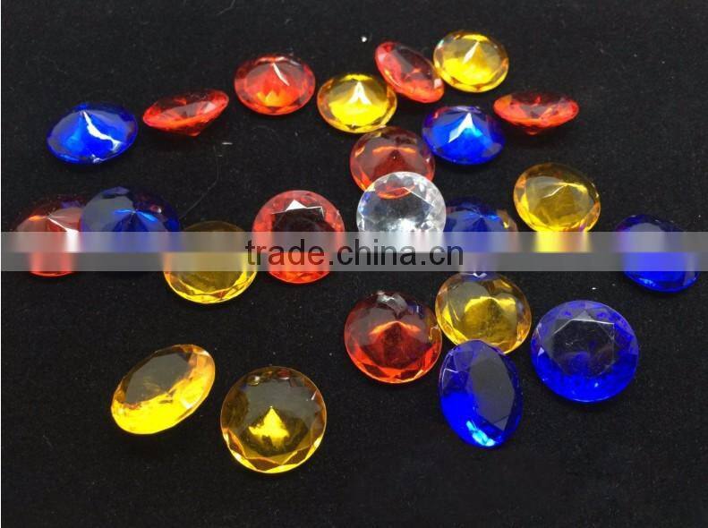 Crystal acrylic diamond confetti wedding table decoration