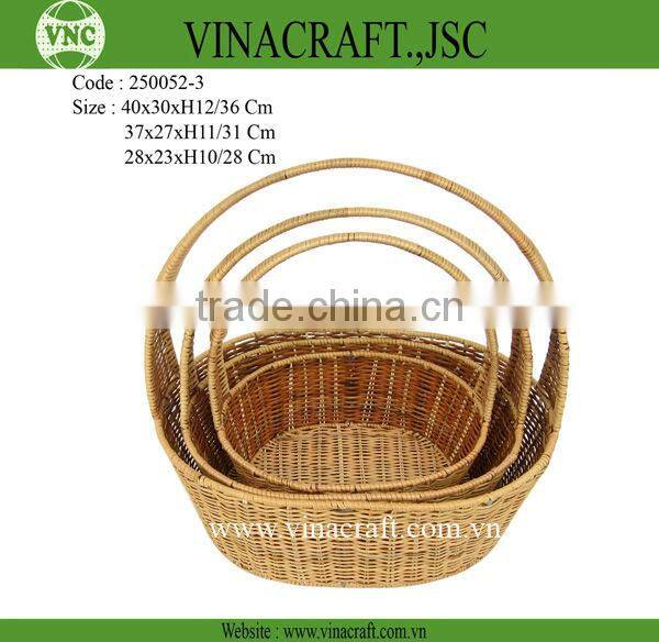 Vietnam manufacturer of cheap bamboo basket