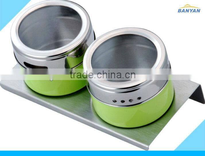Jiangmen Manufacture Stainless Steel Kitchen Accessory Spice Jar set