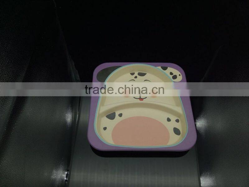 melamine and bamboo fiber plates kids