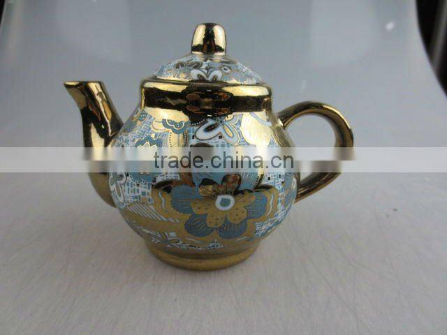 Stock porcelain coffee set with decal