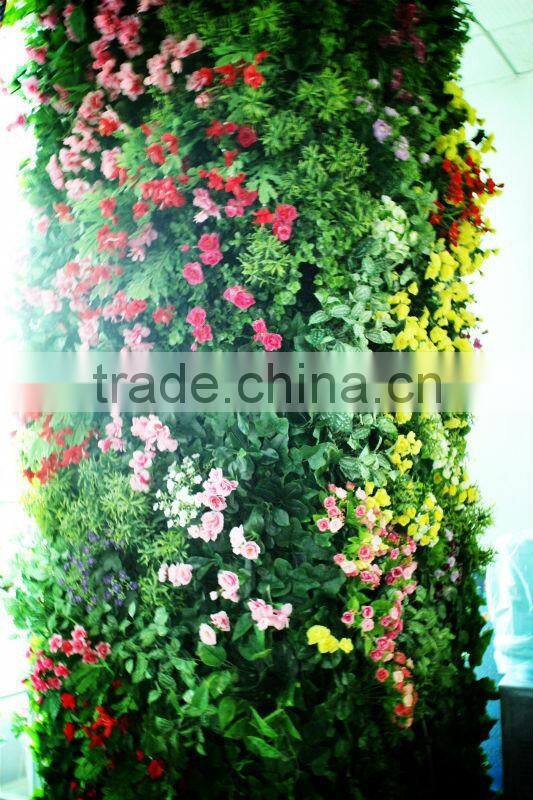 Artificial Plant Wall for wall column ( artificial green wall ZWQ-QZ)