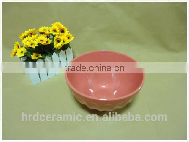 2014 New style korean style cheap ceramic fruit bowl