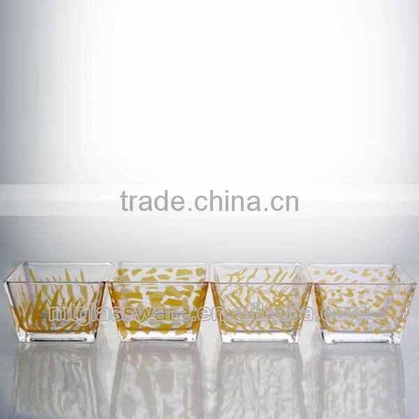 newest houshold type machine made the double groove square vase