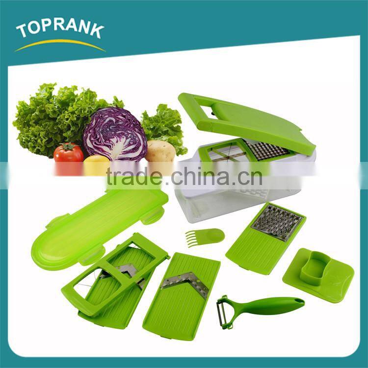 Mutil-function plastic chopped fruit vegetable peeler slicer cutter multi manual salad maker