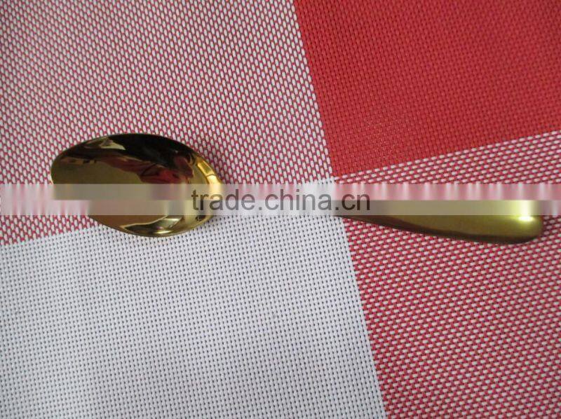 Stainless Steel Golden tea spoon small spoon