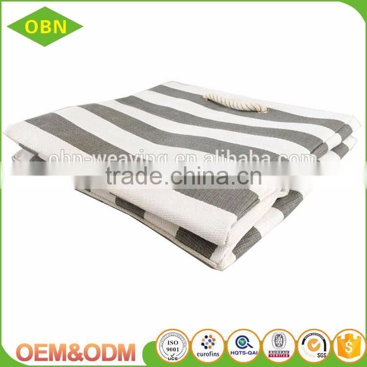 China factory sales good quality household storage bag colored foldable paper straw beach basket