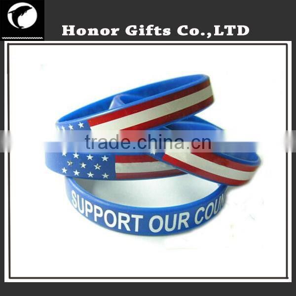 Christmas Promotional Gifts Logo Custom Hot Rubber Wristband