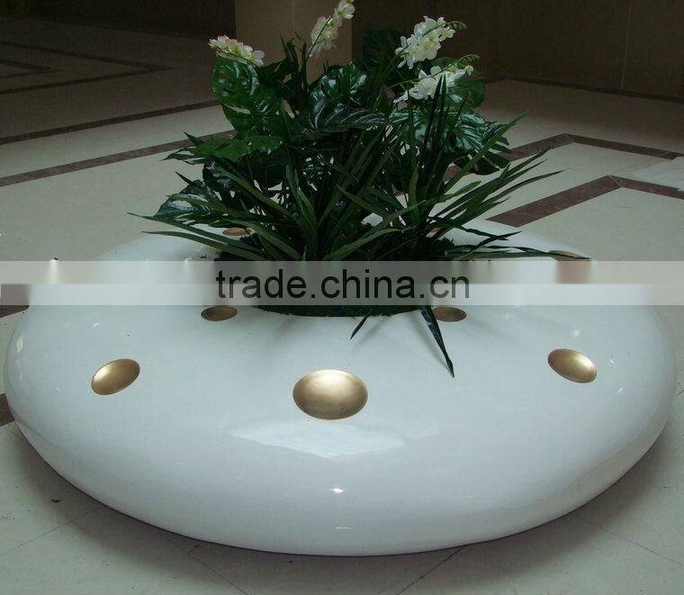 Large fiberglass planter